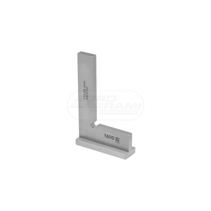 Kątownik ślusarski ze stopką 75x50mm
