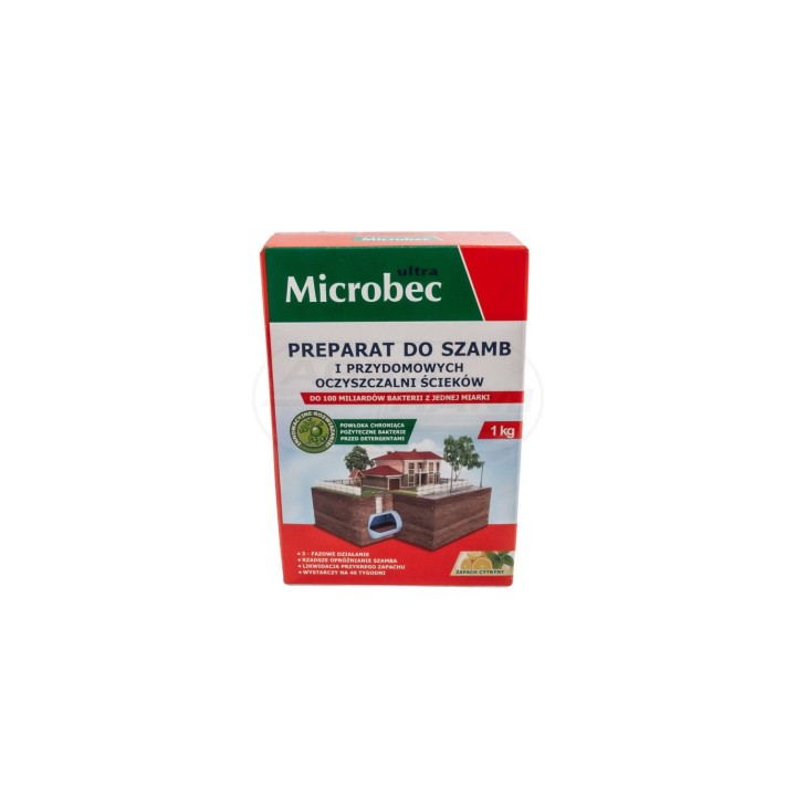 Zestaw Microbec ULTRA 1kg + Microbec Wc BIO Żel 500 ml - BROS ZESTAW