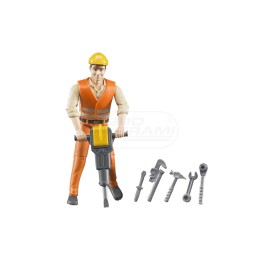 Figurka robotnika z akcesoriami BR-60020 BRUDER