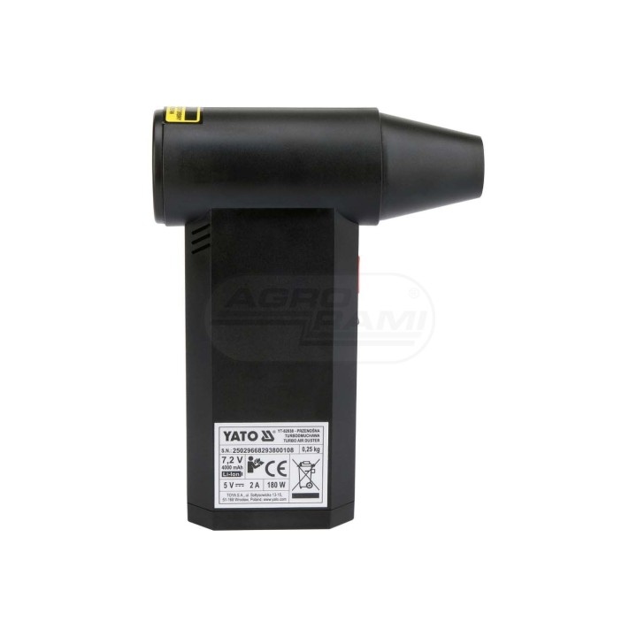 Mini turbo dmuchawa 135000 obr/min 4000mAh