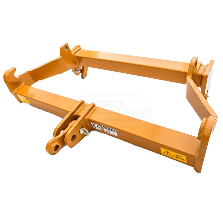 Trójpunktowy adapter, norma Euro ramka TUZ kat.2 1000kg 9988130 HOXSO
