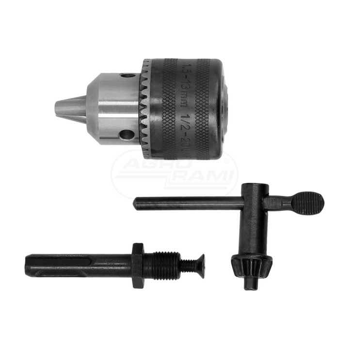 Uchwyt wiertaski z kluczem 13mm 1/2" SDS+
