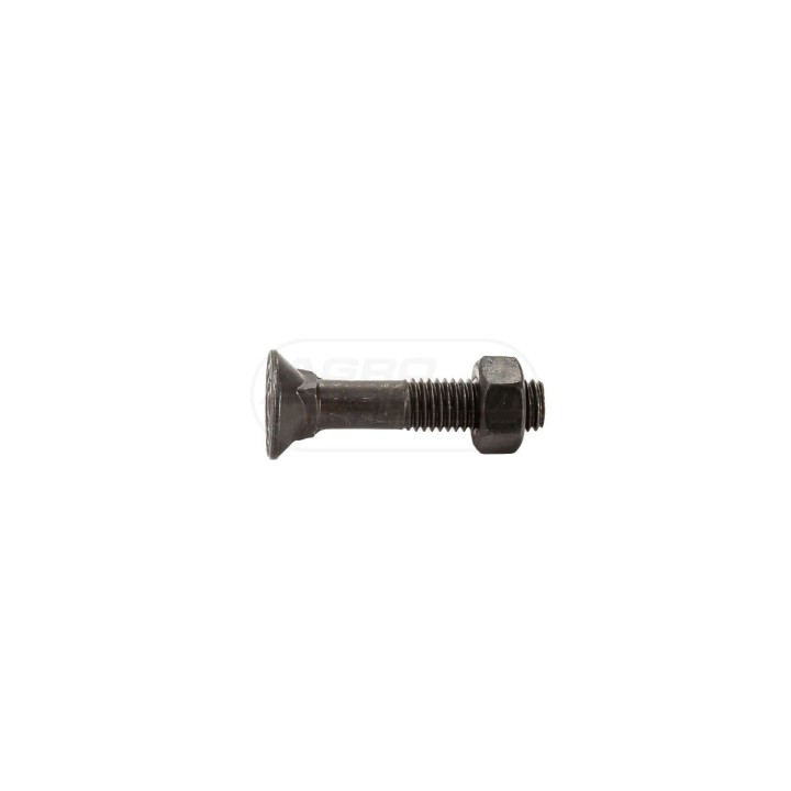 ŚRUBA Z NAKRĘTKĄ M12X60 12.9 (Z PODSADZENIEM KWADRATOWYM) PREMIUM 548250V, DIN 608