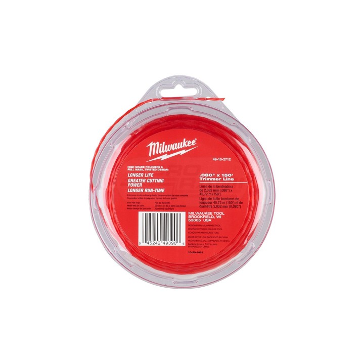 Żyłka do podkaszarki 2mm x 45m 1szt Milwaukee