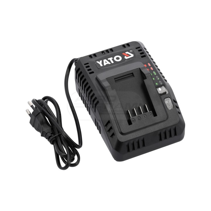 Inteligentna ładowarka 18V 2,4-4,5A z układem chłodzenia YATO YT-828500
