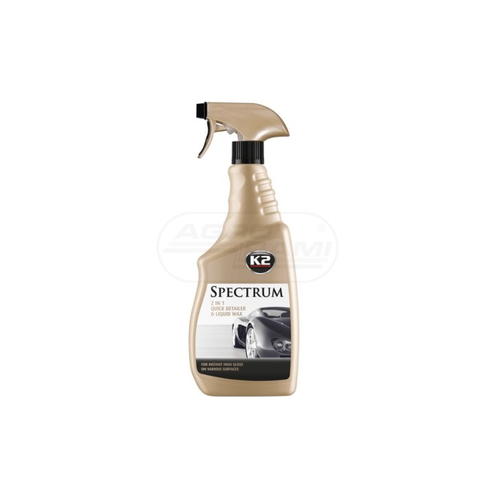 Syntetyczny wosk w płynie , wysoki połysk G020 PECTRUM 700 ML.MIKROWŁÓKNO K2