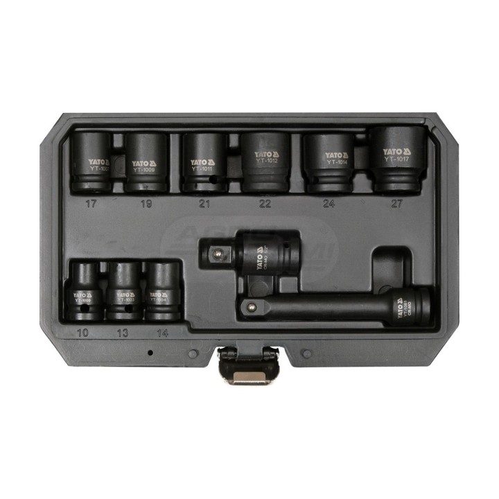 Zestaw nasadek udarowych YATO 1/2" 11 elementowy YT10255