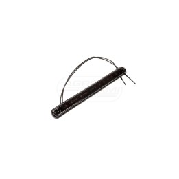 Lampa obrysowa boczna W276 BLACK 12led 12-24V niska długa 2342 WAŚ
