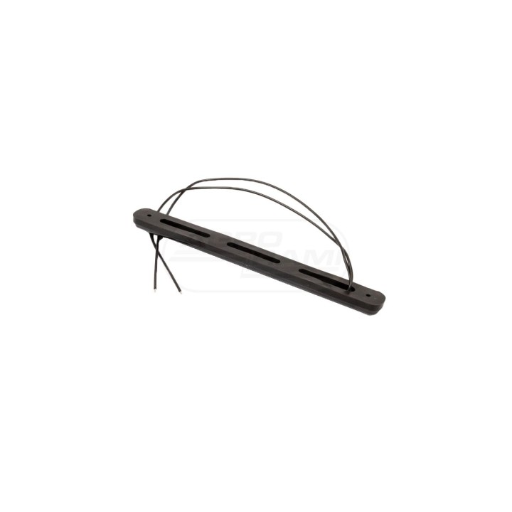 Lampa obrysowa boczna W276 BLACK 12led 12-24V niska długa 2342 WAŚ