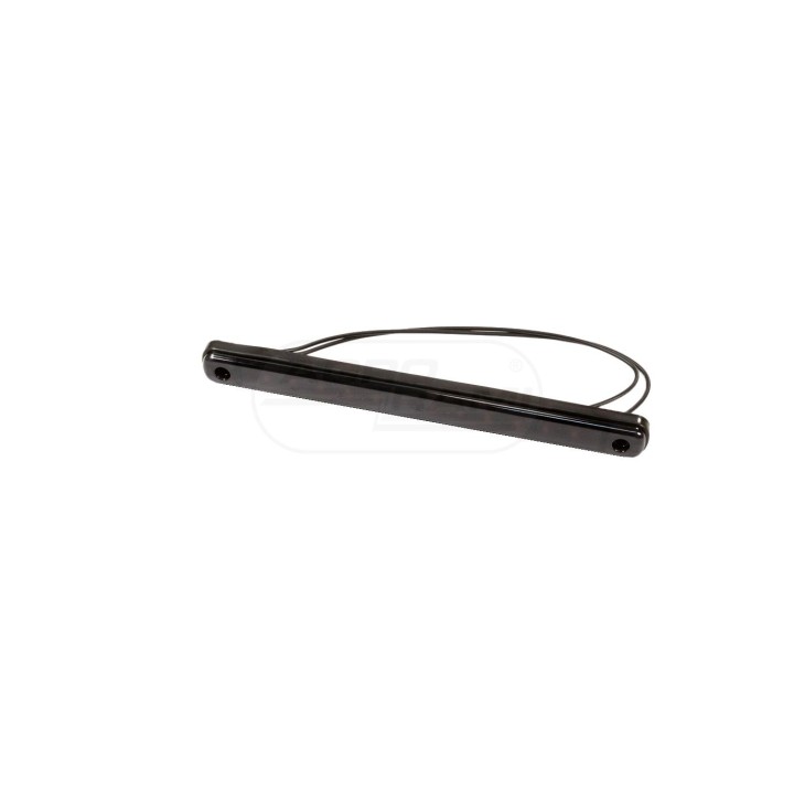 Lampa obrysowa boczna W276 BLACK 12led 12-24V niska długa 2342 WAŚ