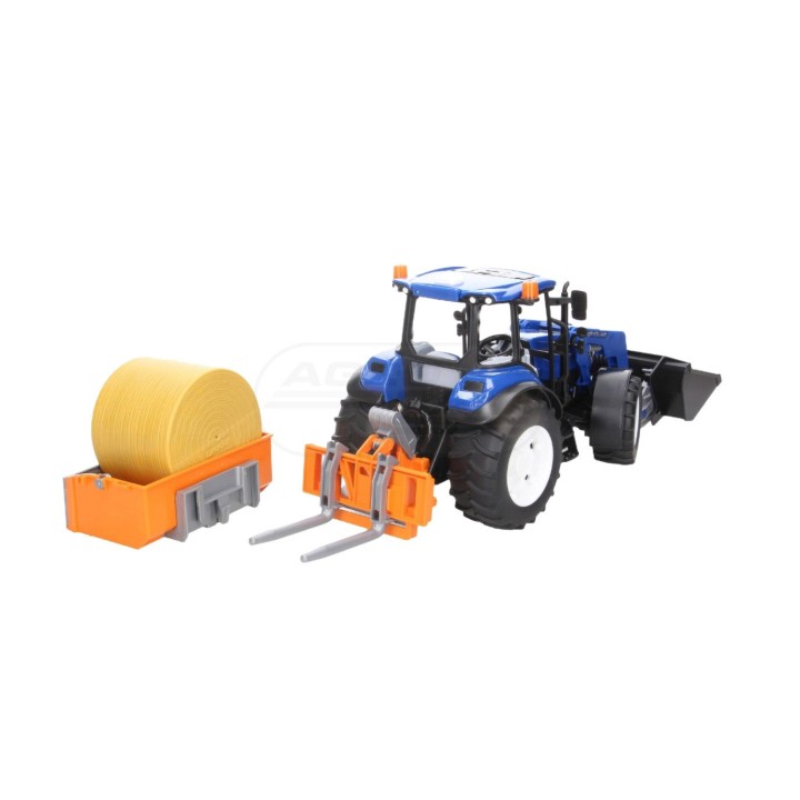 Traktor New Holland TS.120 z ładowaczem czołowym i z akcesoriami BR-02187