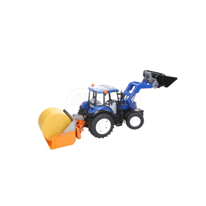 Traktor New Holland TS.120 z ładowaczem czołowym i z akcesoriami BR-02187