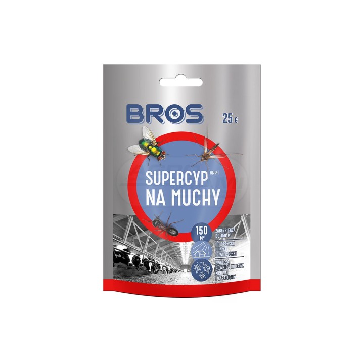 Środek na muchy Supercyp 6WP 25g - BROS 389