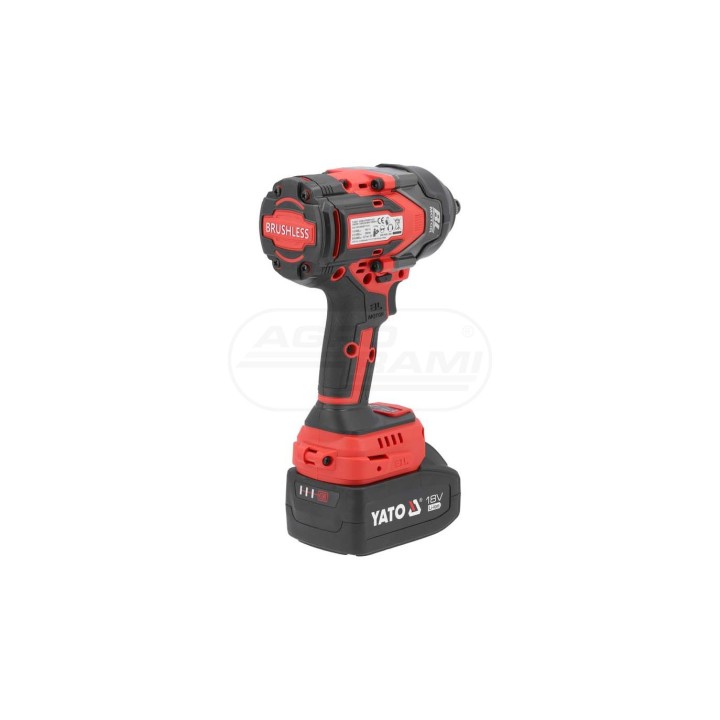 Klucz udarowy b-szcz. 18V 1/2-1/4" 1200Nm 4Ah