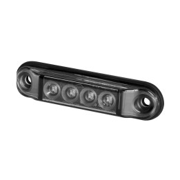 Lampa obrysowa slim krótka HOR 88G-GRAPHITE pozycyjna tylna LED12/24V2xprzewód0,75mm-0,5mb LD 2329/GRAPHITE HORPOL