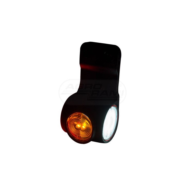 Lampa obrysowa potrójna HOR77 NEON prawa wisząca diodowa 12/24V przewód2x0,75-0,6mb LD 3109/P HORPOL