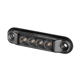 Lampa obrysowa slim krótka HOR88G-GRAPHITE obrysowa boczna LED 12/24V 2xprzewó0,75mm-0,5mb LD 2328/GRAPHITE HORPOL