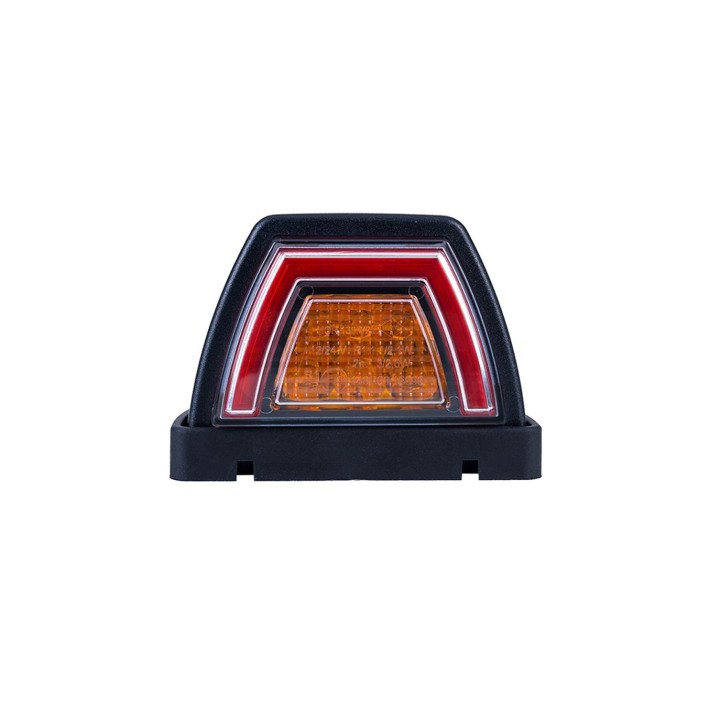 Lampa obrysowa tylna HOR44A wersja narożna dachowa NEON LED12/24V przewód 2x0,75mm-0,3mb LD 3113 HORPOL