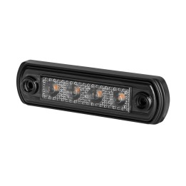 Lampa obrysowa na podstawie gumowejprostej i na rurę HOR65G-GRAPHITE obrysowa boczna LED12/24V 2xprzewó0,75-0,25mb LD 676/GRAPHI