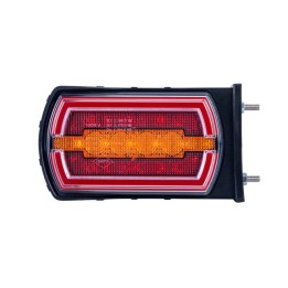 Lampa zespolona tylna CLEO HOR115N POZYCYJNE TYLNE NEON LED 12/24V wersja z bocznym mocowaniem przewód 4x0,5mm-1mb LZD 2790/W2 H