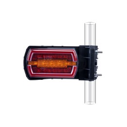 Lampa zespolona tylna CLEO HOR115N pozycyjne tylne NEON LED 12/24V wersja na rurę 20-30mm przewód 4x0,5mm -1mb LZD2790/R2 HORPOL