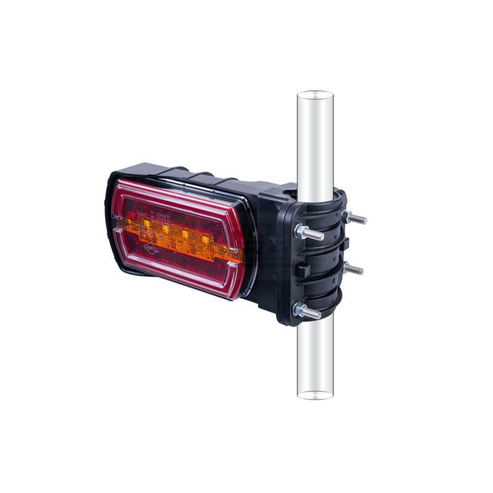Lampa zespolona tylna CLEO HOR115N pozycyjne tylne NEON LED 12/24V wersja na rurę 20-30mm przewód 4x0,5mm -1mb LZD2790/R2 HORPOL