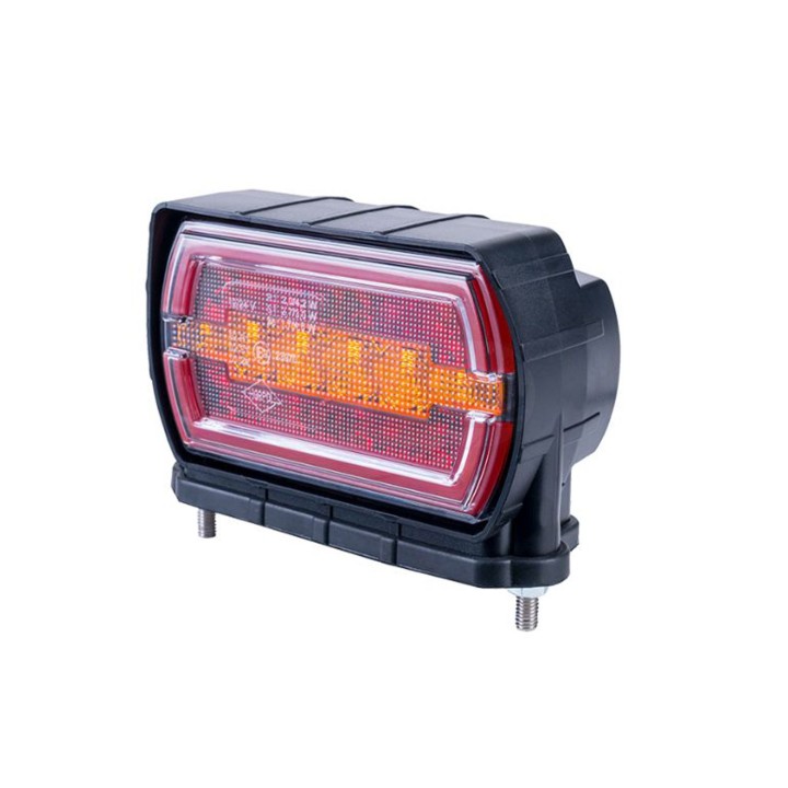 Lampa zespolona tylnaCLEO HOR115N pozycyjne tylne NEON LED12/24V wesja z dolnym mocowaniem przewód 4x0,5mm-1mb LZD 2790B HORPOL