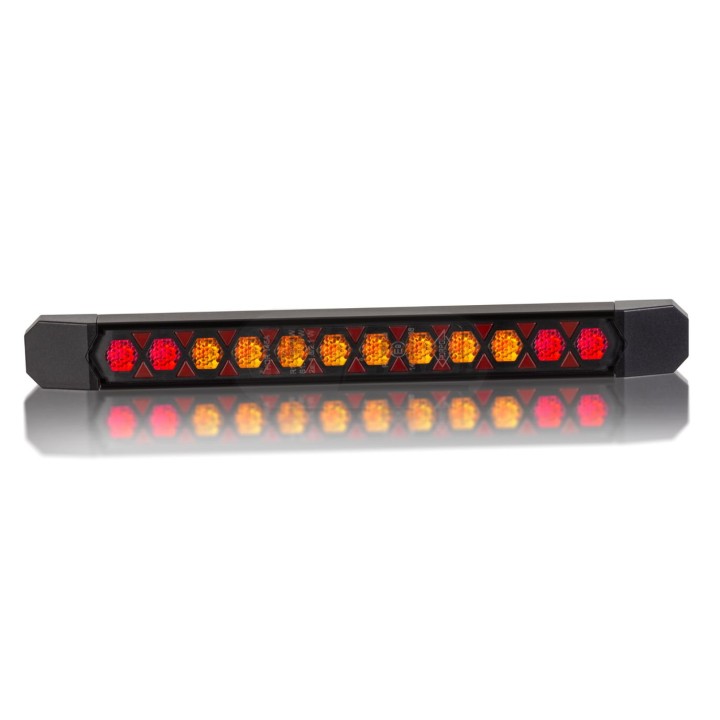 Lampa zespolona tylna LIZARD hor145a pozycyjna NEON hamowania kierinek LED 12/24V przewód 4x0,5mm-1mb LZD 3140 HORPOL