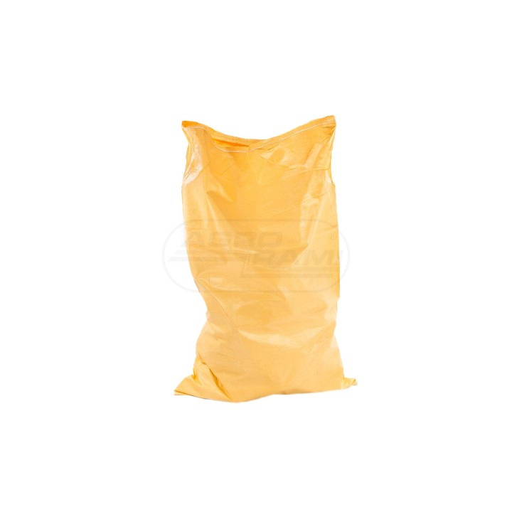 Worek żółty 25kg, 50x80 cm polipropylenowy Mocny 49gr