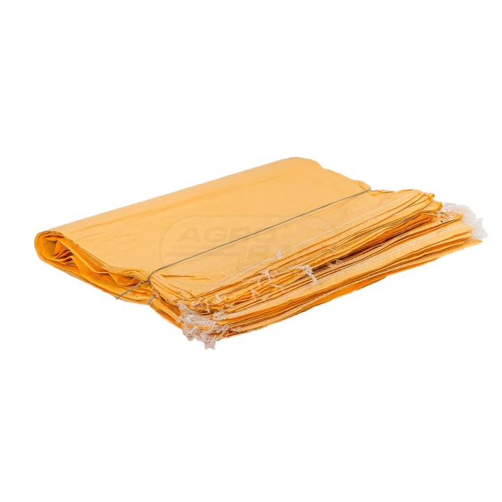 Worek żółty 25kg, 50x80 cm polipropylenowy Mocny 49gr