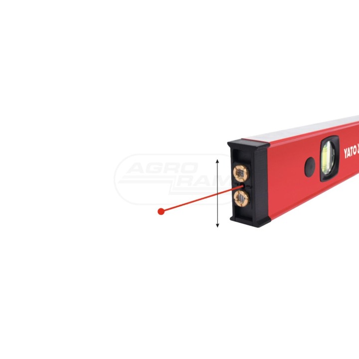 Poziomica elektroniczna 610mm z laserem
