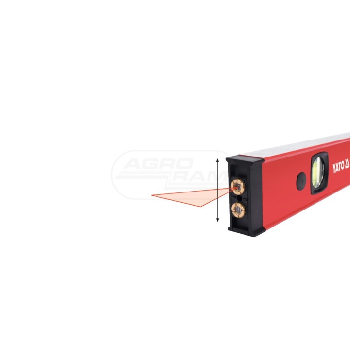 Poziomica elektroniczna 610mm z laserem